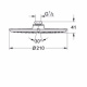 Фото Верхний душ Grohe Rainshower Cosmopolitan 210 28368LS0