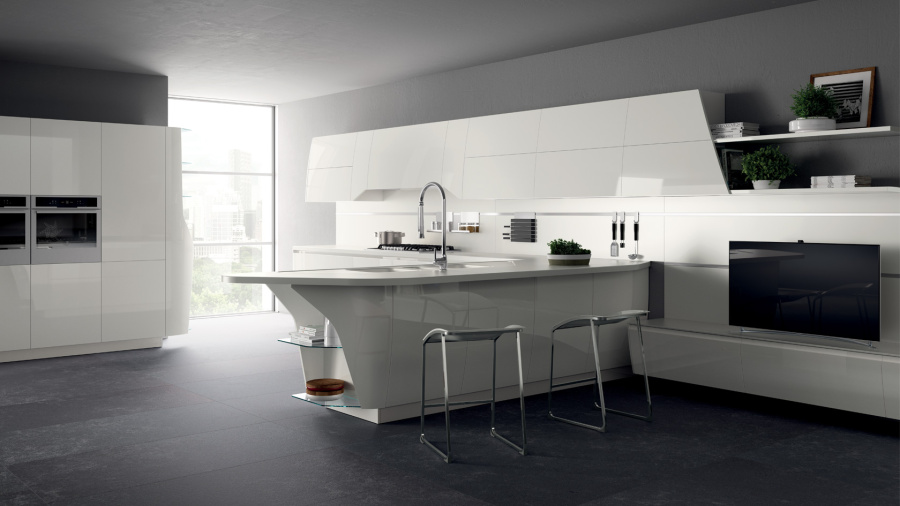 Фото Кухня Scavolini Flux Swing прямая 393 см