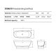 Фото Отдельностоящая ванна Dea Design Soul 170х72х56 DD8630 1700 R3 emerald