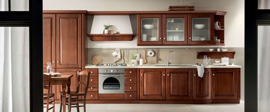 Фото Кухня Scavolini Madelein прямая с островом
