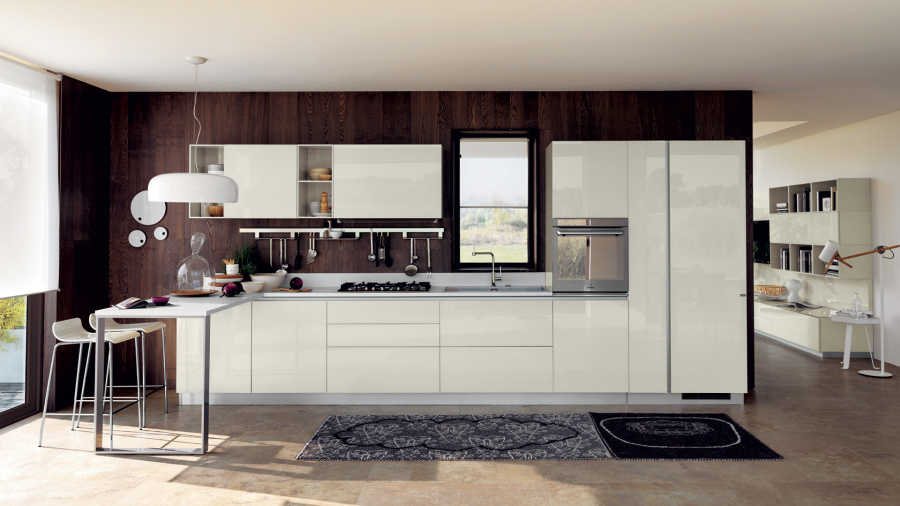 Фото Кухня Scavolini Liberamente угловая 398 на 215 см