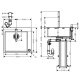 Фото Кухонная комбинация hansgrohe C71-F450-06 43201800 сталь