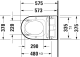 Фото Подвесной унитаз Duravit 650001012004310 с крышкой-биде