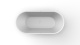 Фото Акриловая ванна BelBagno 170x80 BB70-1700-800-W/NM черно-белая