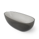 Фото Отдельностоящая ванна Dea Design Modern 180x90x57 DD8608 1800 R4 smoky black